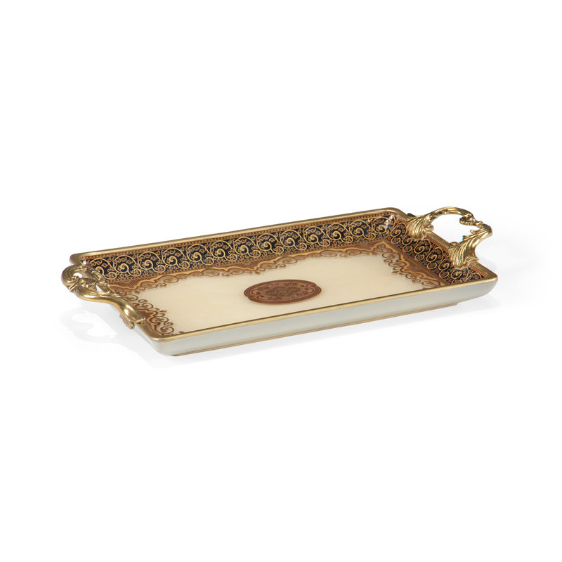 Wildwood Glass Decorative Tray Perigold